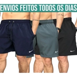 KIT 3 BERMUDA MASCULINA SHORT MASCULINO ACADEMIA TREINO