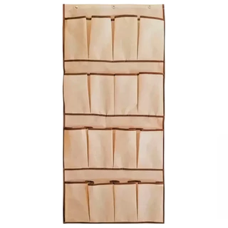 Sapateira De Porta Parede Alfa Closet 16 Divisorias Dobravel Alfa Closet Vertical Divisoes Pares Bolsos Vida Pratika Para Guarda Roupa Porta