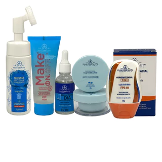 Kit Completo Para Cuidados Faciais Diários