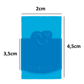 Borracha Plástica Color LeoLeo 4,5cm Diversas Cores Azul Laranja Rosa Verde Escolar Papelaria Escritório Infantil Artigos Escolares em Oferta na Shopee