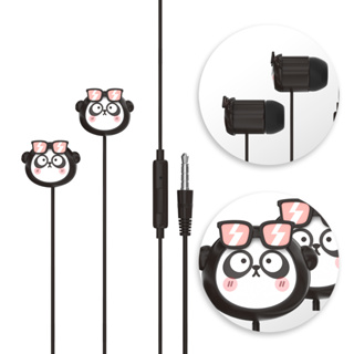 Xtrad Fone de Ouvido Com Fio Desenho cartoon infantil Com Microfone Intra auricular earphone P3 Com Bag LC-882