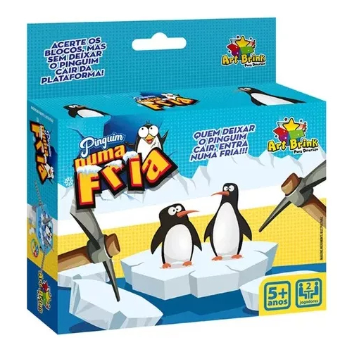 Jogo Pinguim Numa Fria - Art Brink - Loja Mega