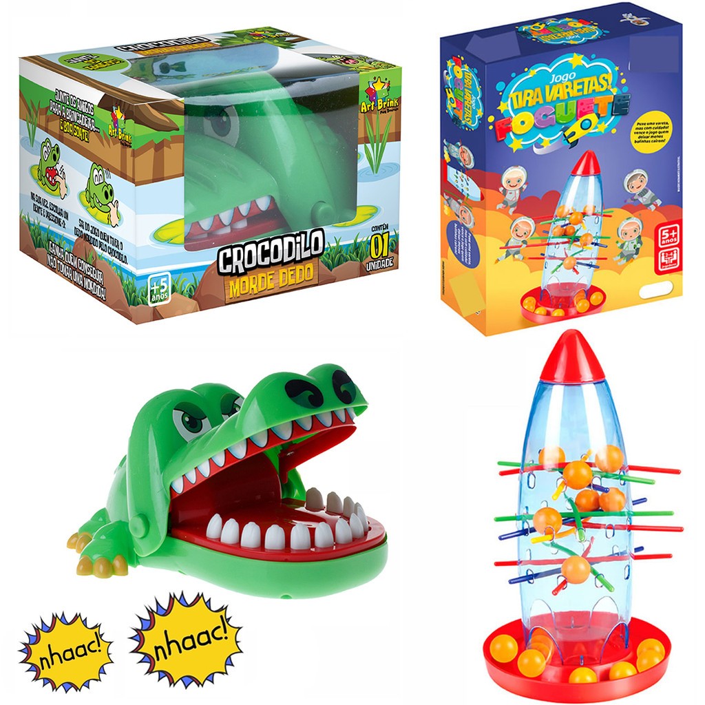 Jogo Infantil Kit Jogos Brinquedos Pinguim Numa Fria E Torre Maluca  Equilibrio Infantis Educativos Para Crianças Meninas Meninos Quebra Gelo  Brinquedo Selo Inmetro Art Brink