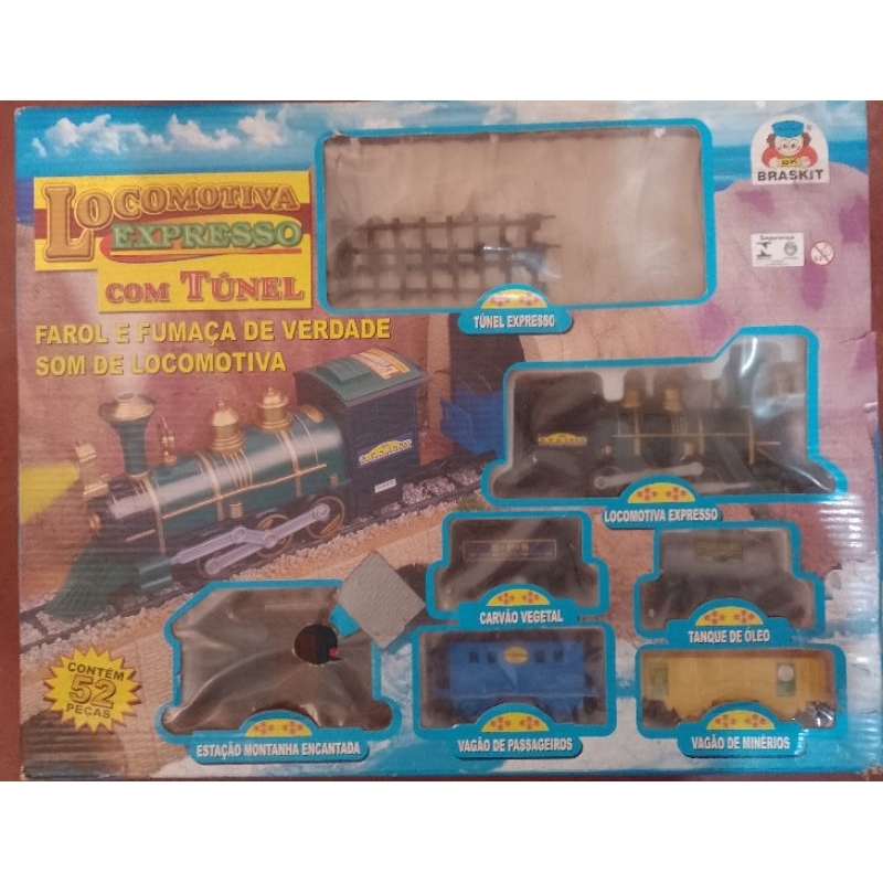 Trem Ferrorama Barato Miniatura Máquina Locomotiva Promoção