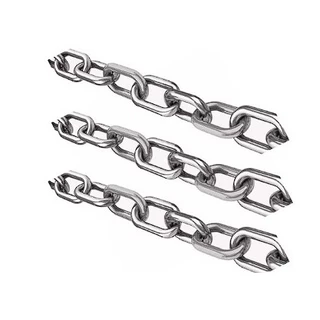 Corrente Elo Curto Soldada 3,2mm (1/8") Galvanizada - Preço por Metro