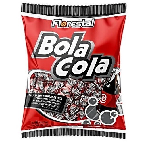 Pacote Bala Bolinha Cola 500g Florestal