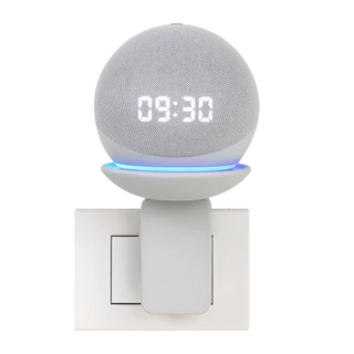 Suporte para Alexa Echo Dot 4 Tomada Compartimento para Fios