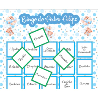 Kit Bingo para Chá de Bebê - Baby Bingo