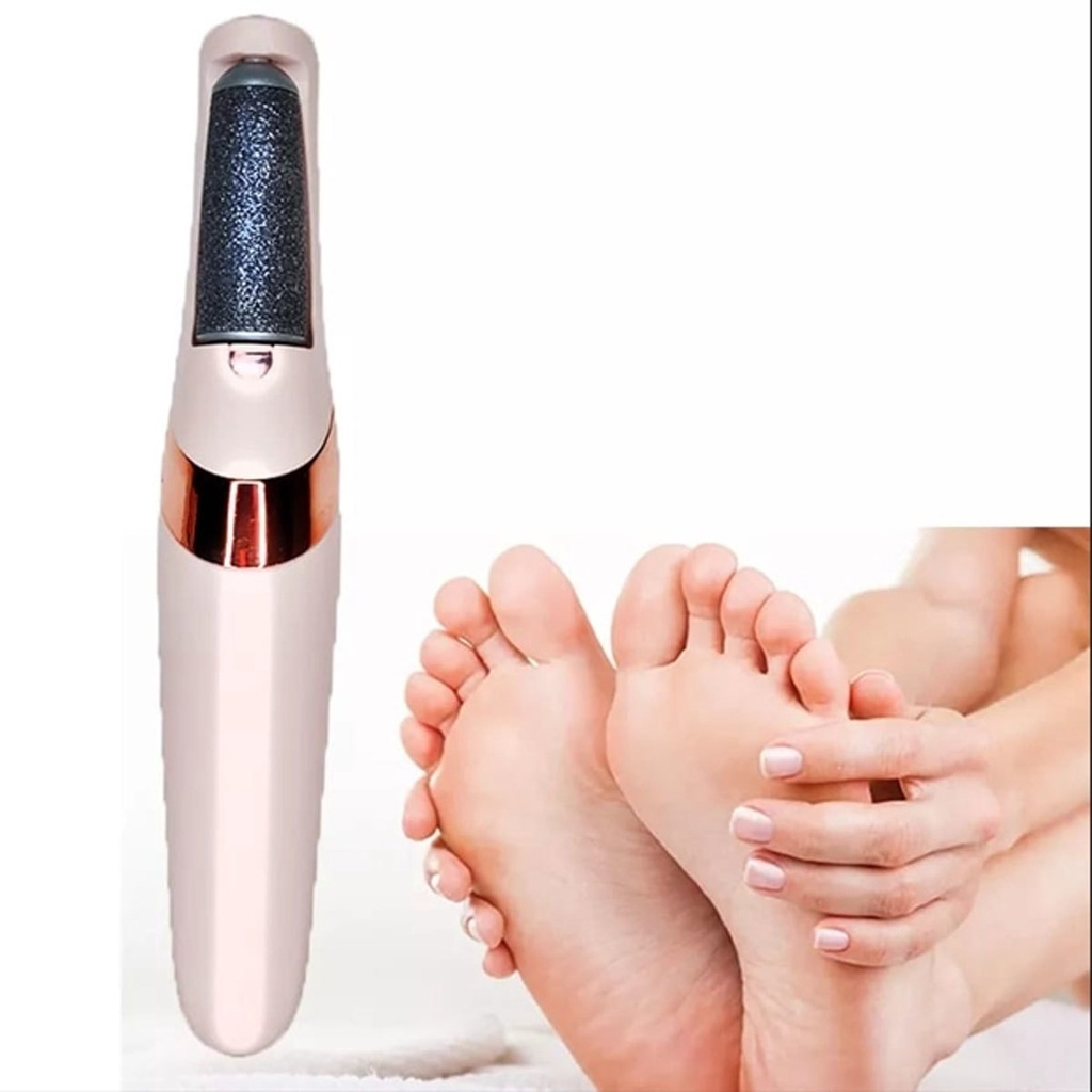 Lixador de Pé Elétrico Recarregavel - Esfoliador Tira Calos Pedicure Portátil