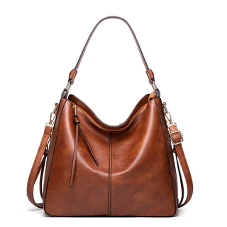 Bolsa grande De Ombro e transversal Feminina De Couro PU