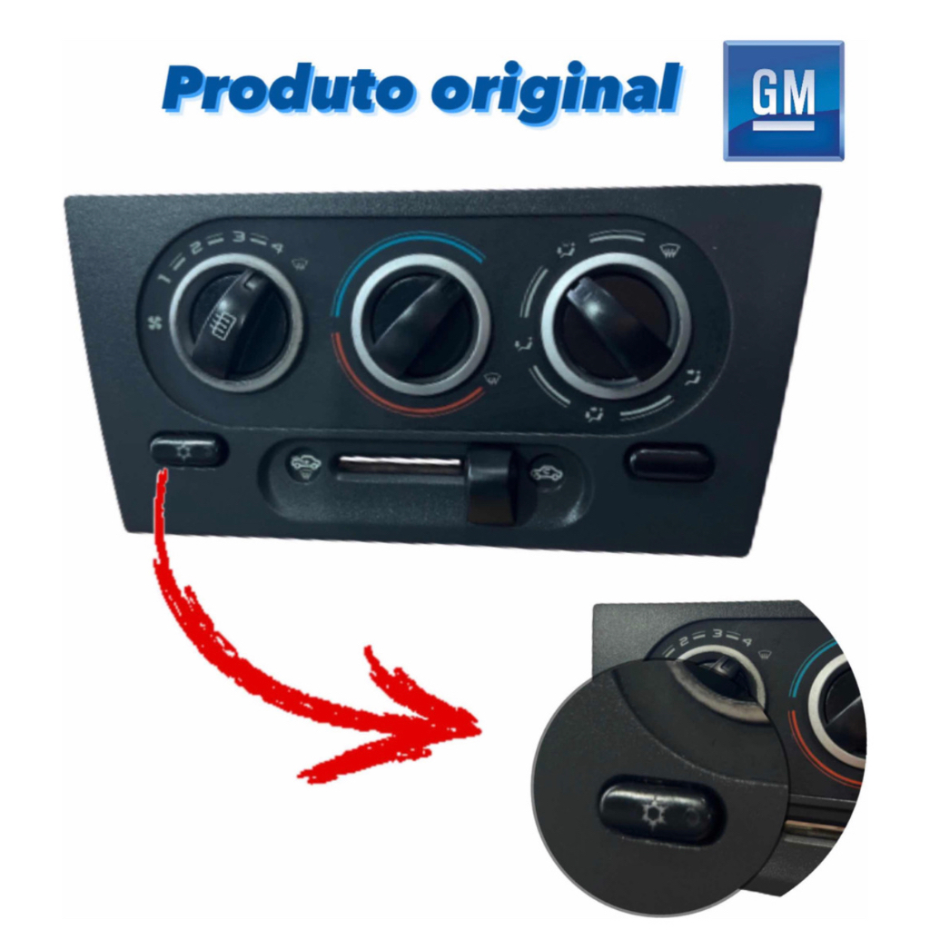 Comando Ar Condicionado Celta Prisma 2007 2008 2009 2010 Gm | Shopee Brasil