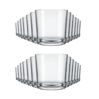 10 Copos Para Velas 256ml Vidro Pote Porta Condimentos