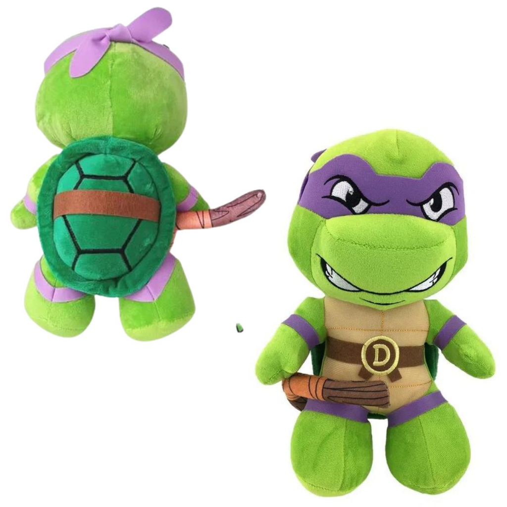 Boneco Pelúcia Grande Tartarugas Ninja Donatello 45cm