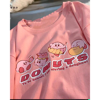 Camiseta Feminina Kirby Donuts Docinho