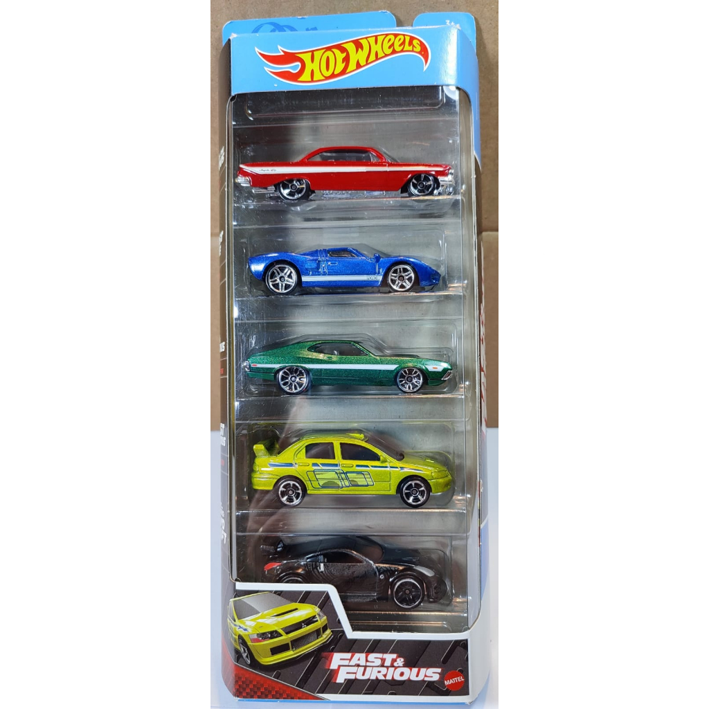 Hotwheels 5 Pack Fast And Furious 2020 Hot Wheels Velozes E Furiosos Miniaturas 164 Mattel 6745