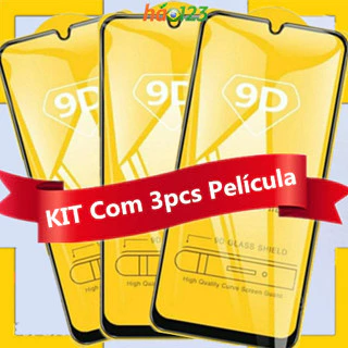 KIT Com 3 Película 3D 9D de Vidro Atacado Moto G13 G23 G22 G53 G31 G41 G71 G32 G42 G52 G62 G72 G73 G82 G10 G20 G30 G50 G60 G60s