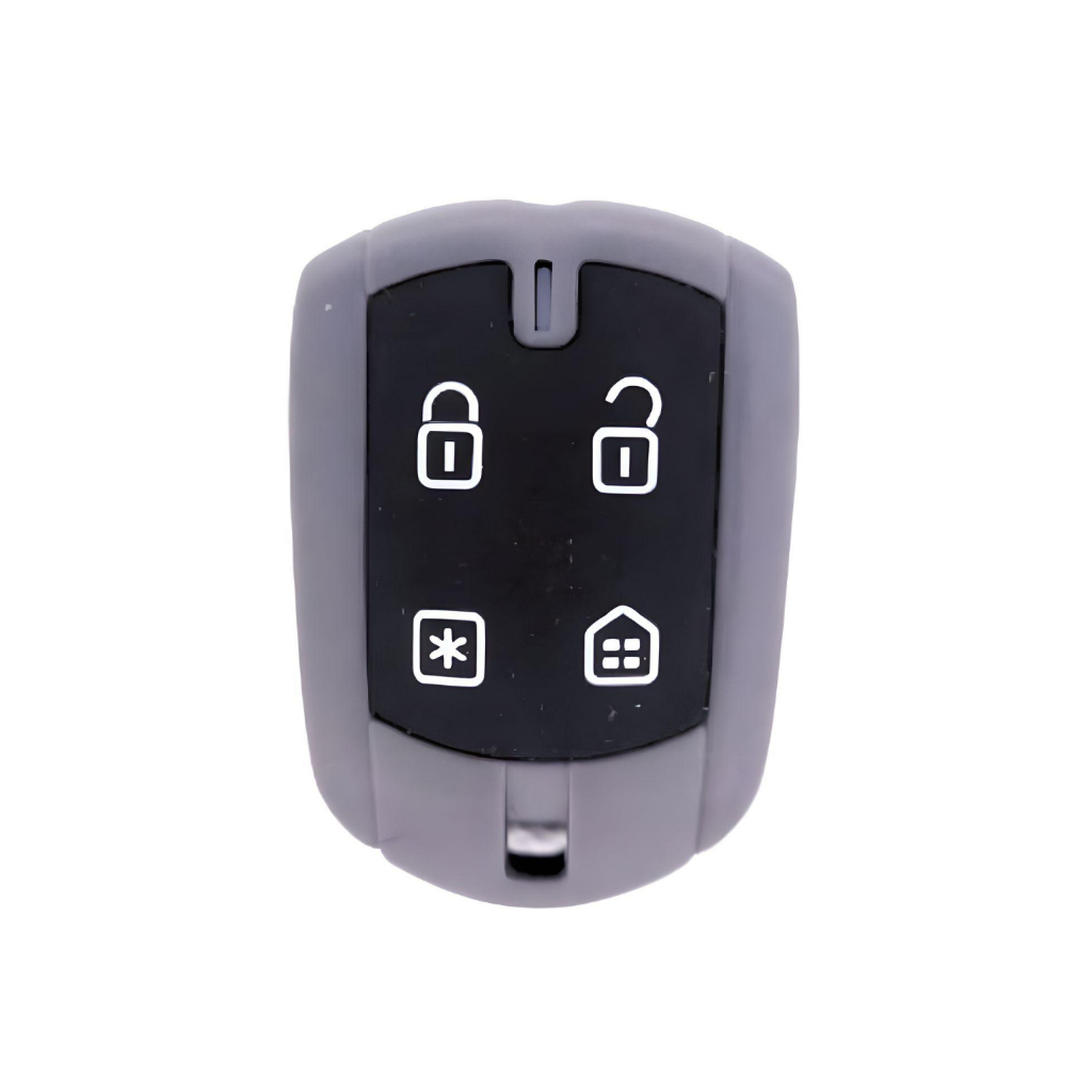 Capa Carcaça Controle Alarme Pósitron Pxn52 Fx 300 330 4 Botões Preto/Cinza