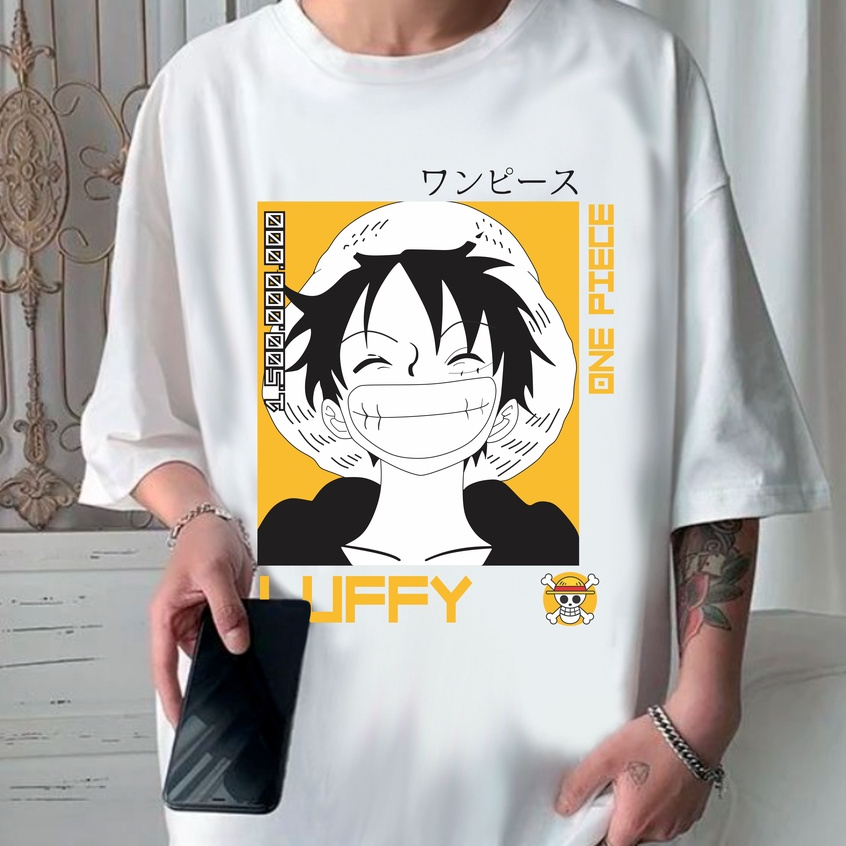 Camiseta masculina camisa feminina One Piece Luffy