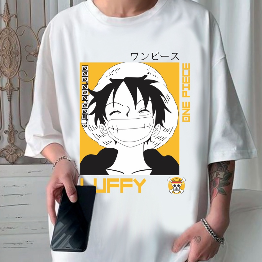 Camiseta Roblox Macaco One Piece D. Luffy vinsmoke sanji clipe anime  impressão camiseta feminina verão rua casual estiramento magro camisetas  básicas