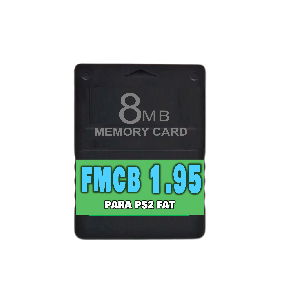Memory card com OPL + FMCB + Ulauncher para Ps2 FAT