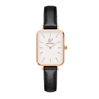 Relógio Quadrado Feminino Delicado Minimalista Analógico Rosé