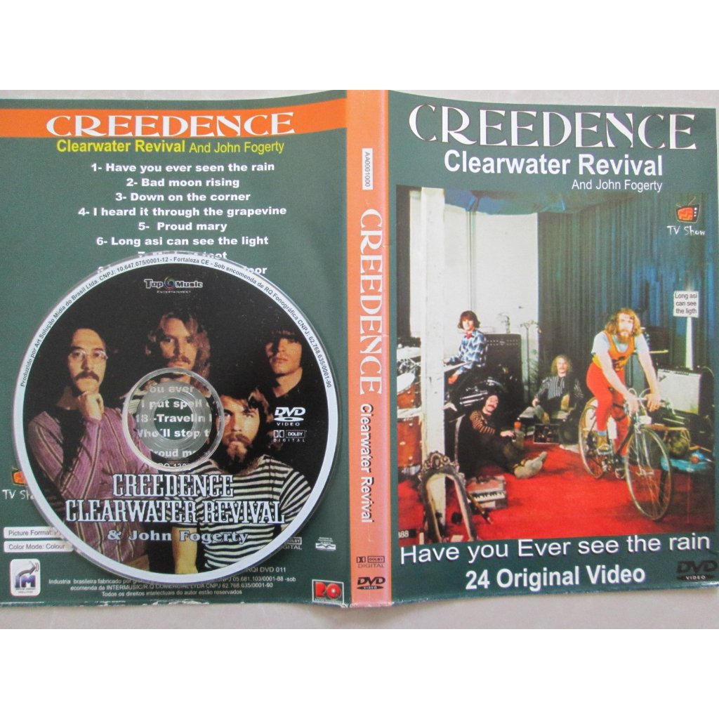 Dvd Creedence Clearwater Revival And John Fogerty 24 Original