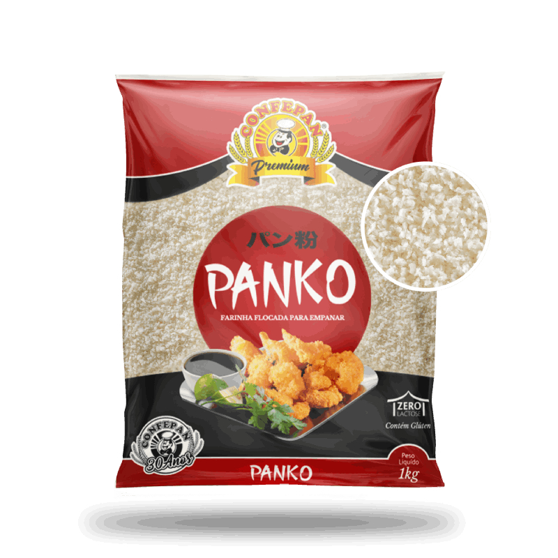 Farinha Panko Mistura Flocada Para Empanar Confepan 1kg - Nature Alimentos
