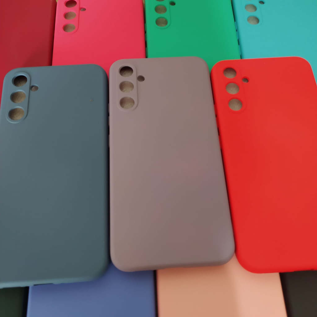 Capinha Case Para Galaxy A34 Aveludada Silicone Várias Cores Novas