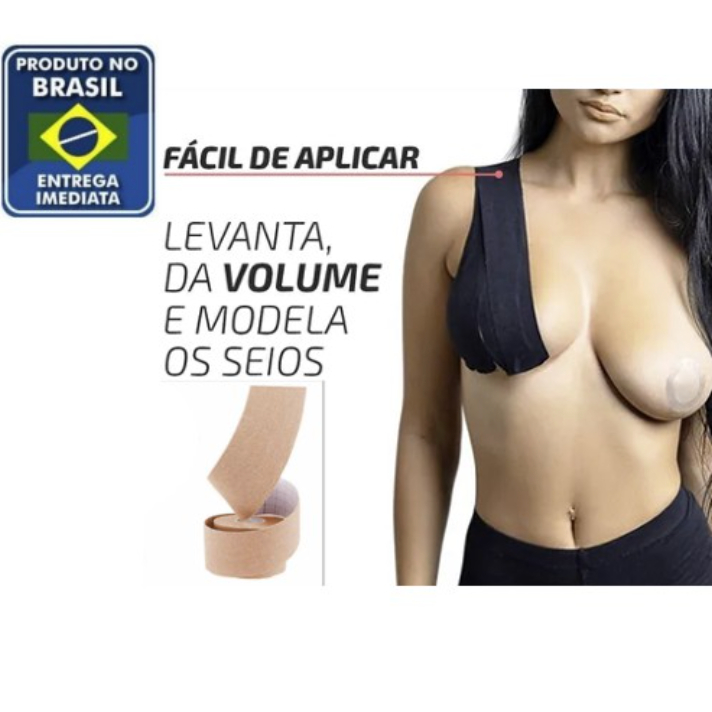 Kit 3 unid. Fita Adesiva Levanta Seios - Sutiã Invisível Push Up - Bege -  Boop Tape em Promoção na Shopee Brasil 2024