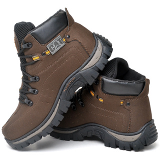 Bota Caterpillar Masculina de Couro Adventure Cat 9820 Original