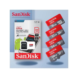 Cartão De Memória Sandisk Ultra A1 Classe 10 8gb / 16gb / 32gb / 64gb/ 128gb