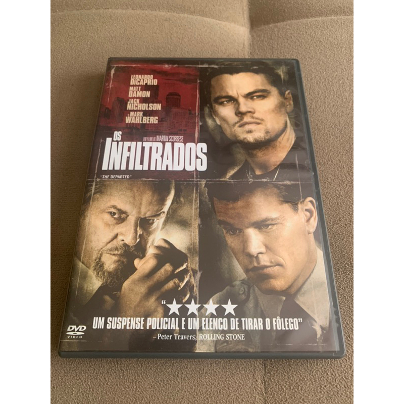 Dvd Os Infiltrados, de Martin Scorsese, com Jack Nicholson e Leonardo ...
