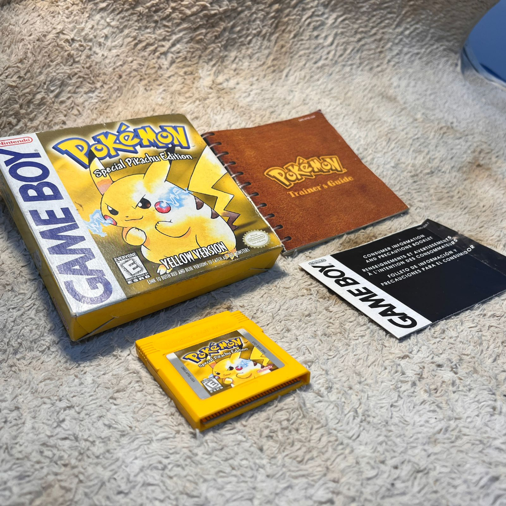 Nintendo Game Boy Pokemon Yellow CIB Na caixa | Shopee Brasil