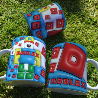 CANECA PERSONALIZADA ROBLOX EFEITO 3D