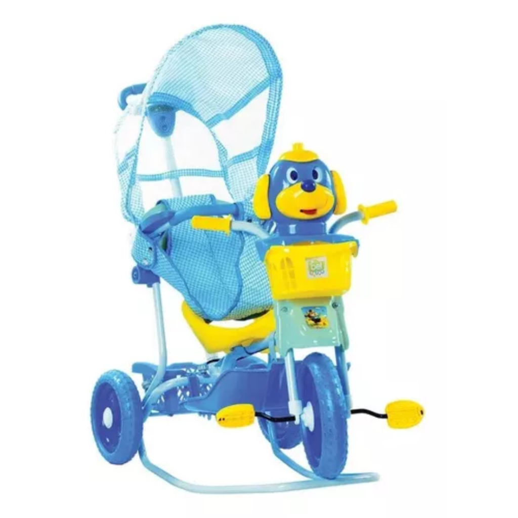 Brinquedo Triciclo Velotrol Motoca Europa Azul Bebê Até 19kg