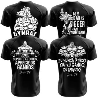 CAMISA/CAMISETA ACADEMIA MUSCULAÇÃO 4 UNI DABLIU FIT