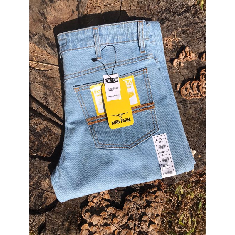 calça country masculina King Farm 100% algodão