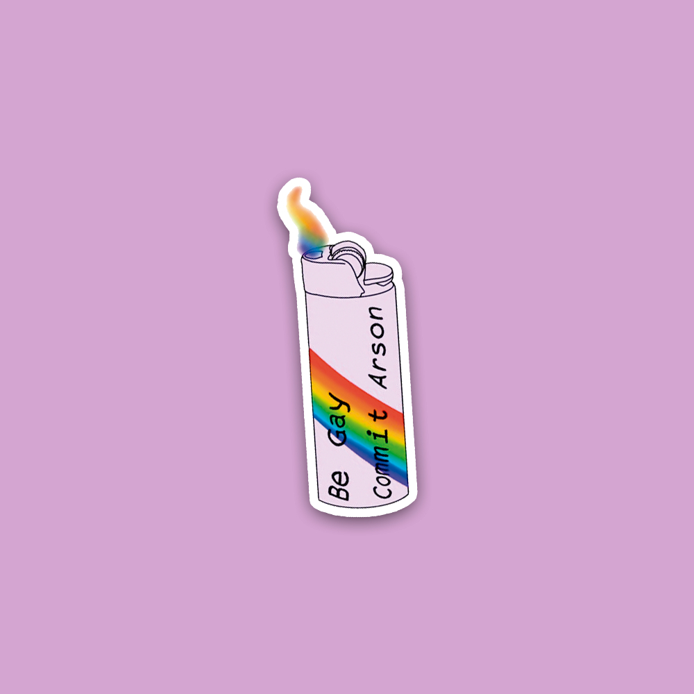 Adesivo Be Gay Do Crime LGBT Pato Duck Ganso Geese | Shopee Brasil