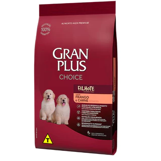 Gran Plus Choice Cães Filhotes Carne e Frango 10,1KG