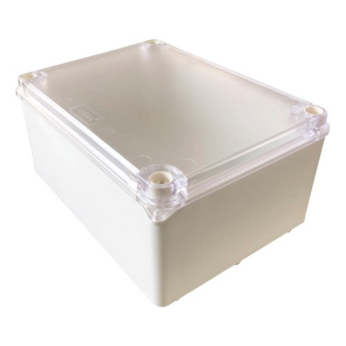 Caixa De Passagem Sobrepor Elétrica 11x15x7 cm Transp/Branca