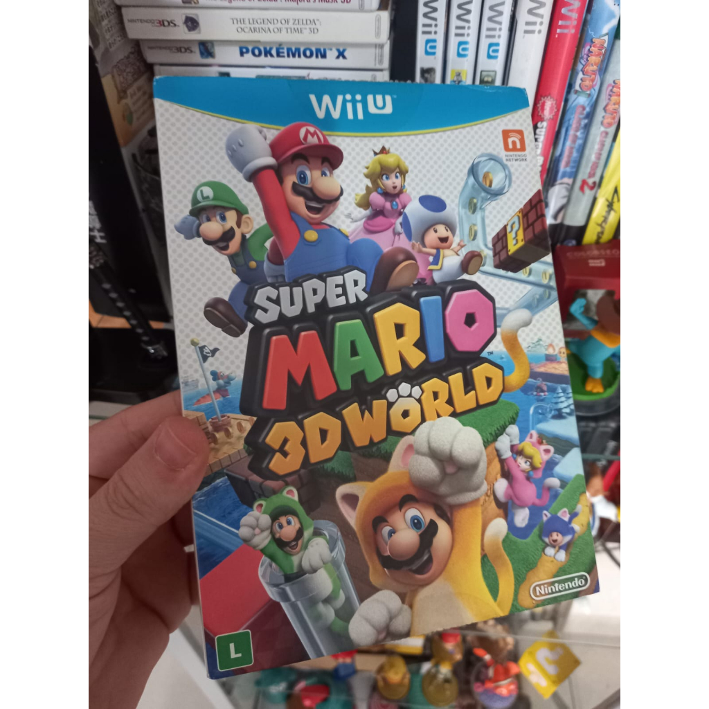 Jogo Lacrado Bluray Novo Super Mario 3d World Nintendo Wii U