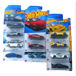 HOT WHEELS NISSAN SKYLINE 2000GT-R, MAXIMA DRIFT CAR, GT-R, 2023 Z, Z PROTO, LEAF NISMO, HT 2000GT-X, LB SUPER SILHOUETTE SILVIA, 35GT-RR