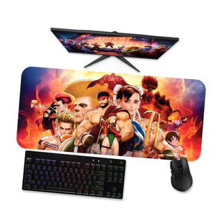 Mouse Pad Gamer - - STREET FIGHTER - STREET FIGHTER 1 - Mousepad Grande 90x40 80x40 60x40 70x30