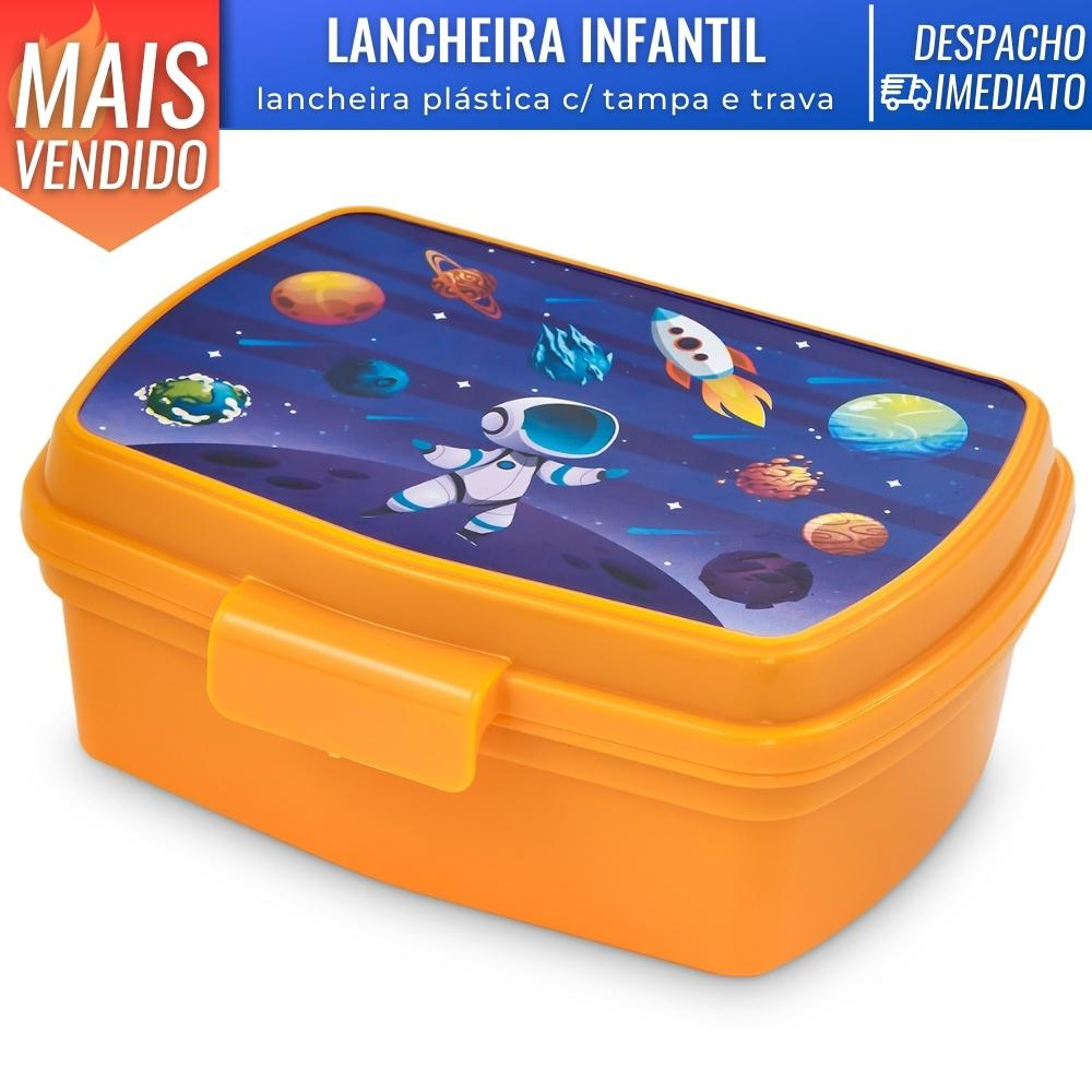 Bolsa Térmica Infantil Lancheira Escolar Marmita C/Alça Estampas Animais  Fofos 3D (URSO MARROM)