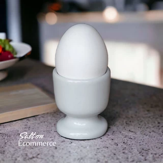 2 Porta Ovos porta ovo Porcelana Branca suporte ovo galinha Quente cozido