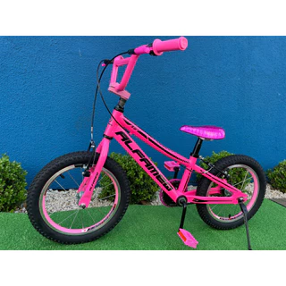 Bicicleta Bike Menina Aro 16 AlfameQ Quadro Aluminio Aros Aeros em Oferta na Shopee