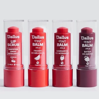 Tint Balm, Lip Scrub e Lip Balm Dailus Tratamento para os Lábios em Oferta na Shopee
