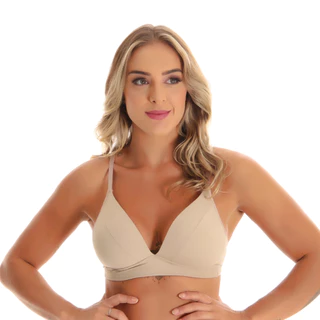Sutiã de Bojo Soft Sem Aro Microfibra Poliamida Super Confortável Soutien Lingerie| ConfortoSoutien