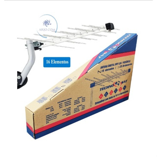 Kit Antena Digital Externa Hd 16 Elementos