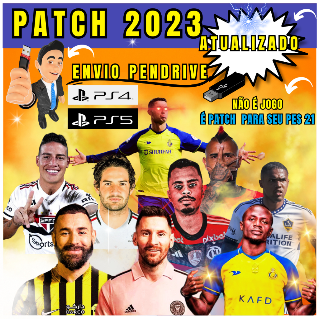 PES 2021 2022 - FACES REAIS DO XBOX 360 BRASILEIRÃO em 2023